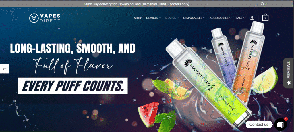 vape shops islamabad