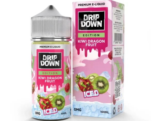 Drip Down Kiwi Dragon Fruit Iced 100Ml