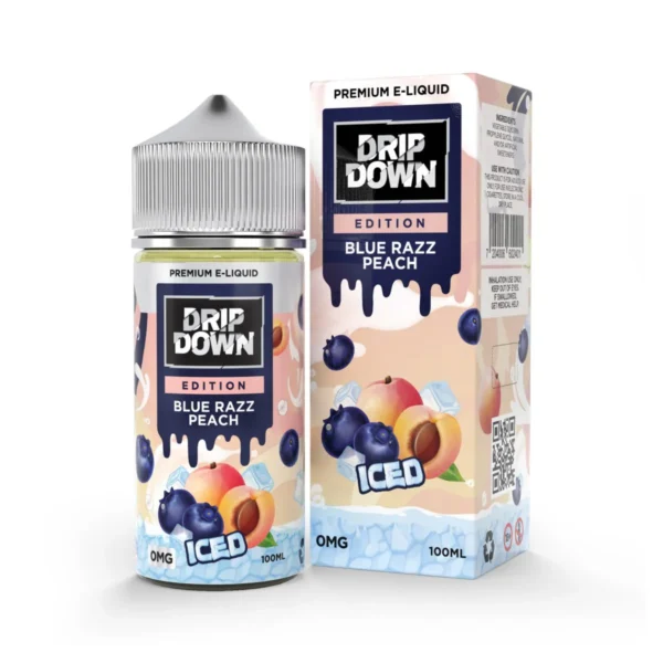 Drip Down Blue Razz Peach Iced  100ml