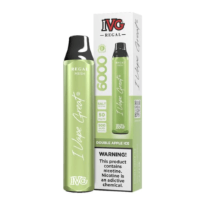 IVG Disposable 6K Puff Double Apple Ice 50mg