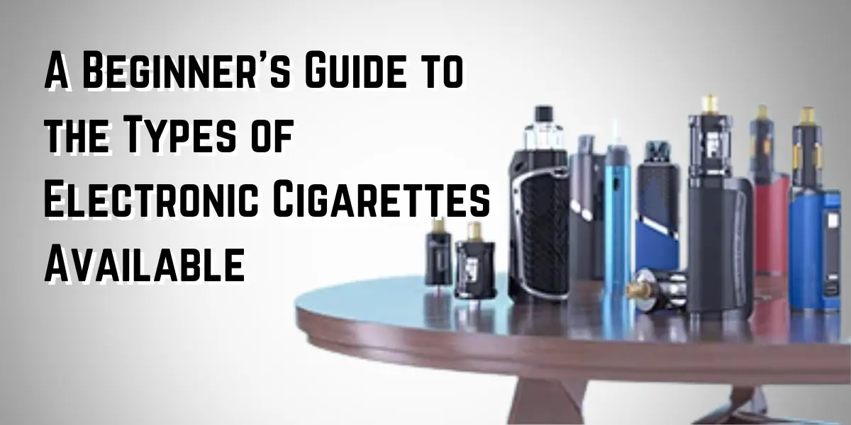 You are currently viewing A Beginner’s Guide to the Types of Electronic Cigarettes Available