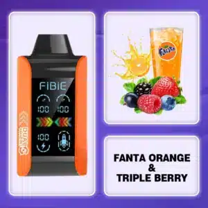 FIBIE TRIPLE BERRY & FANTA ORANGE 15K PUFFS 50MG